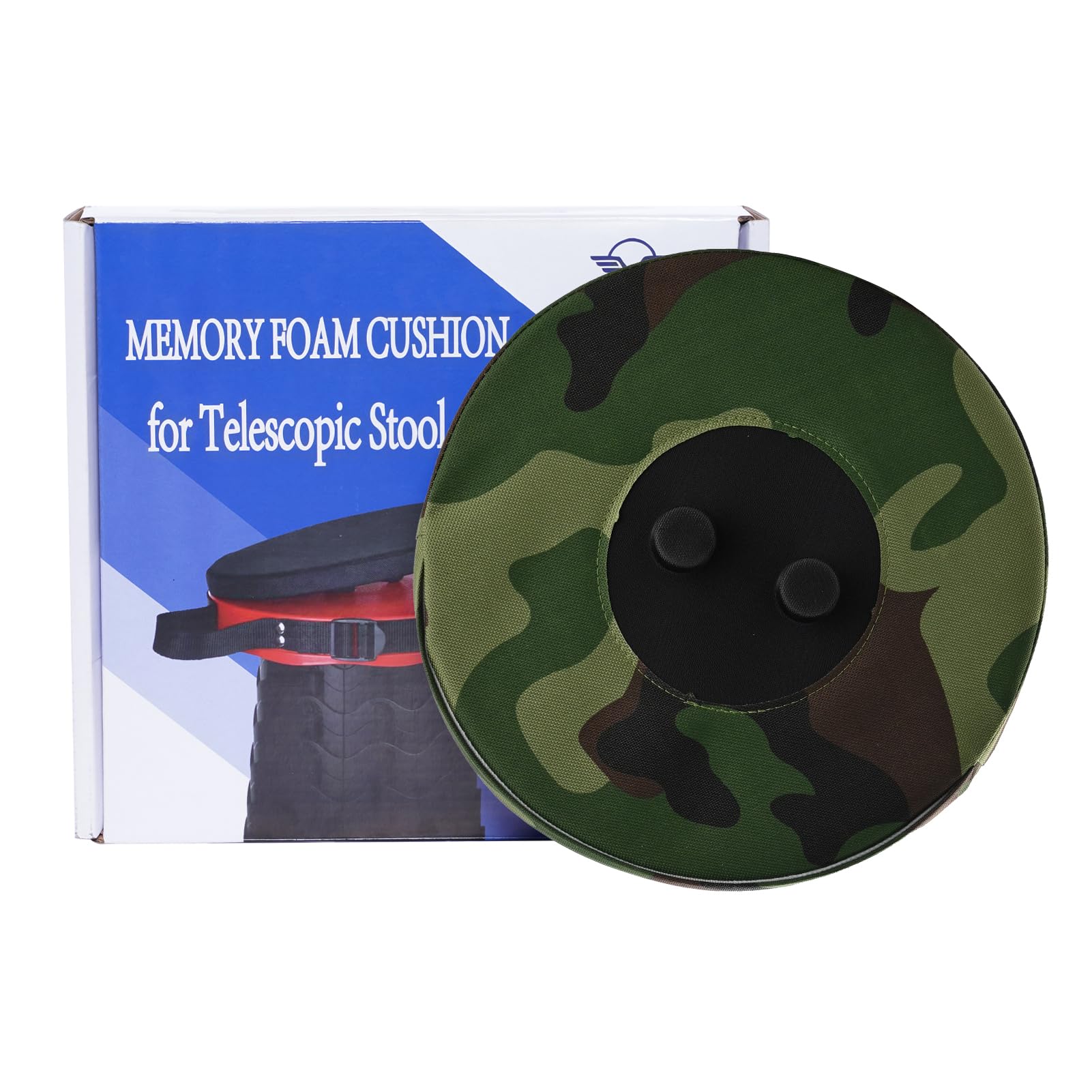 Telescopic Stool Cushion with Memory Foam (Camouflage).