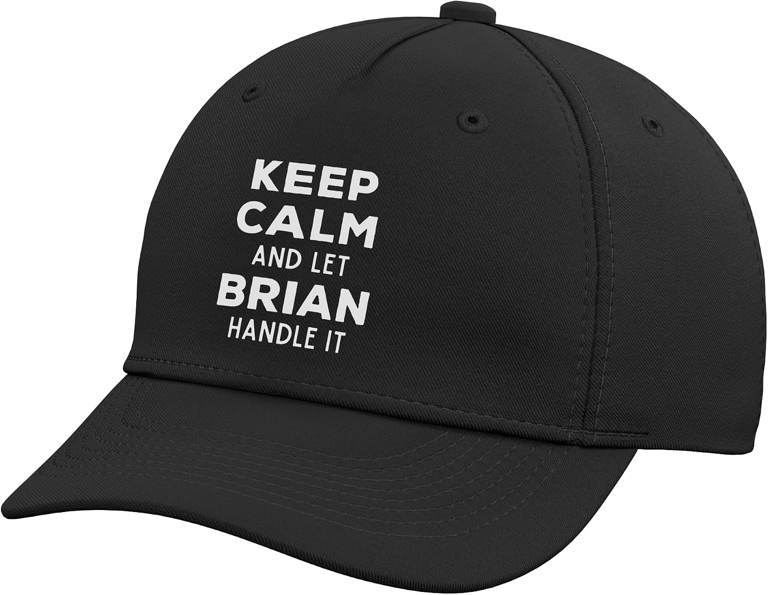 Keep Calm and Let Brian Handle It Best Funny Named Brian Adjustable Baseball Hat