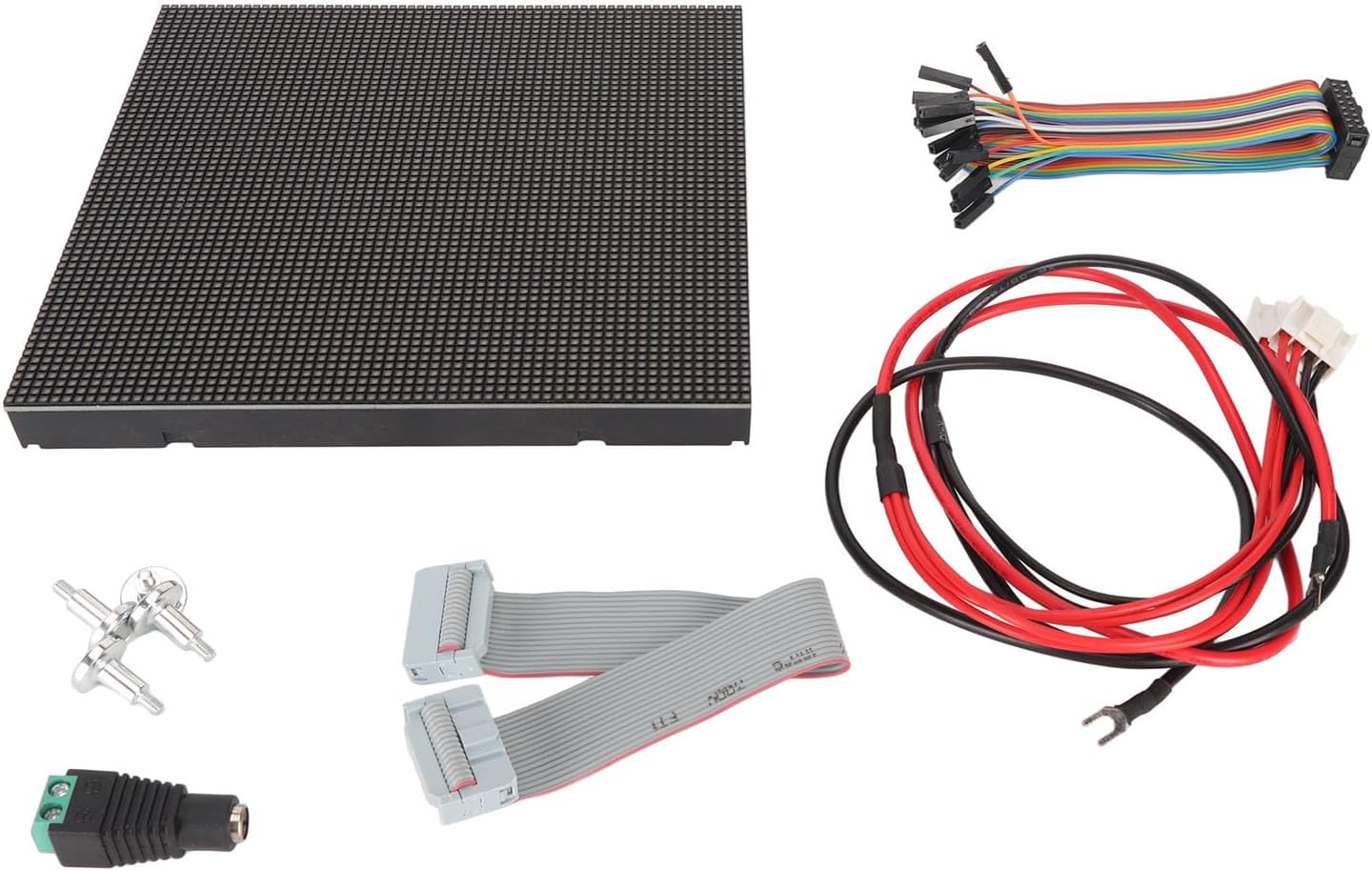 RGB LED Panel 64 X 64, 4096 Dots Resolution, 2.5mm Pitch, Full Color LED Display for RPi, for Pico, for ESP32, etc. Adjustable Brightness, Chainable Design