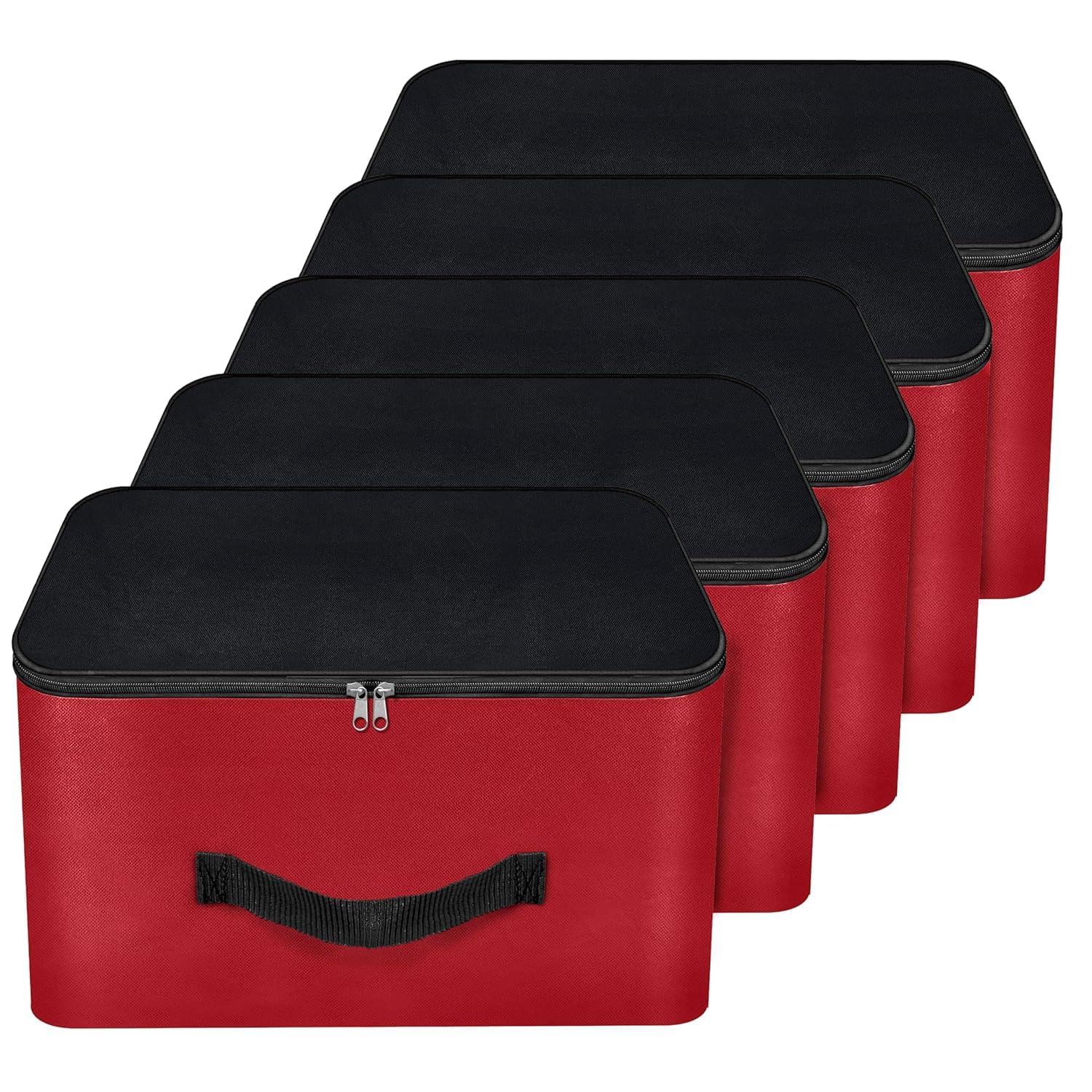 Storite 5 Pack Nylon Wardrobe Bag Underbed Cloth Storage Organizer Bag