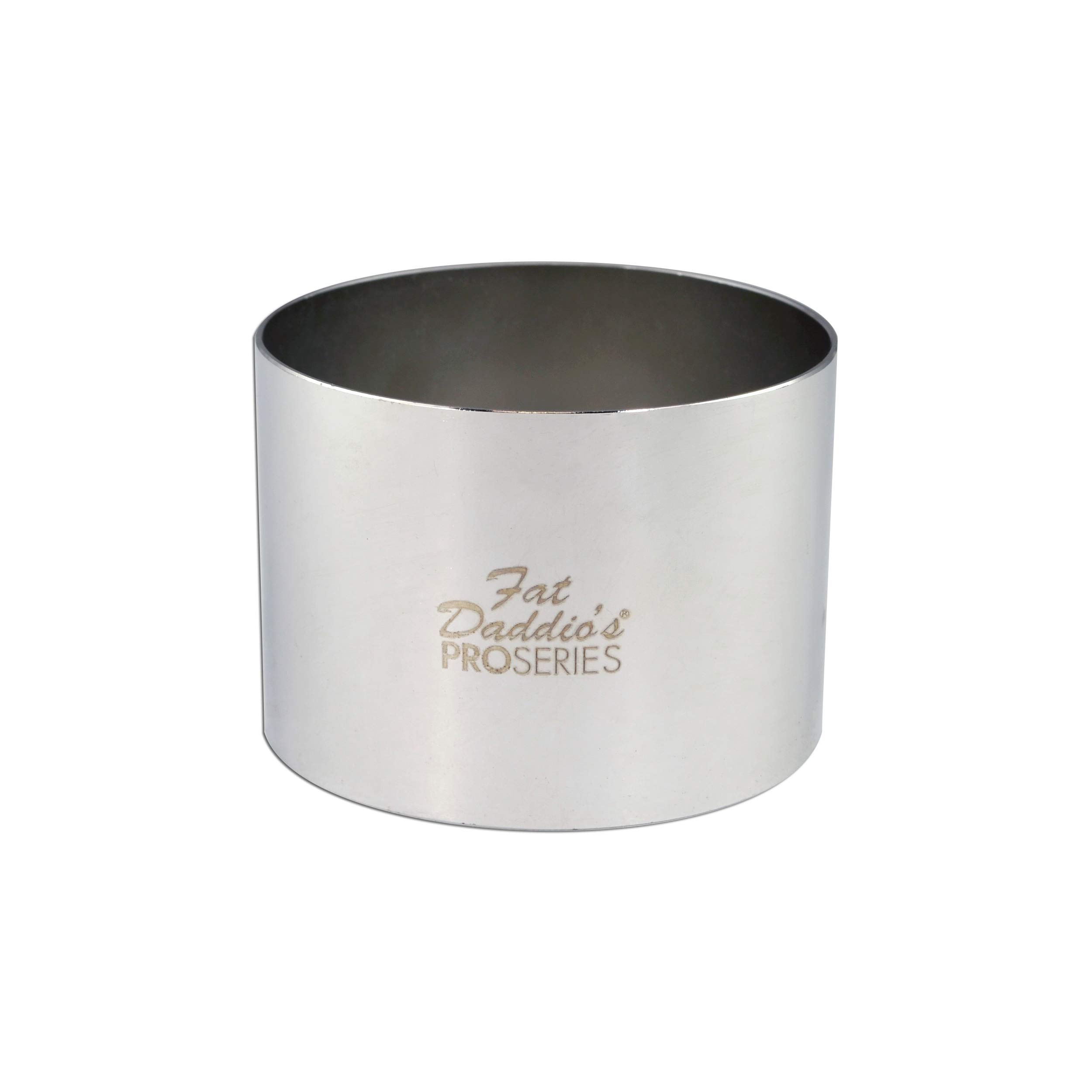 Fat Daddio's Stainless Steel Round Cake &amp; Pastry Ring, 2.75 x 2 Inch
