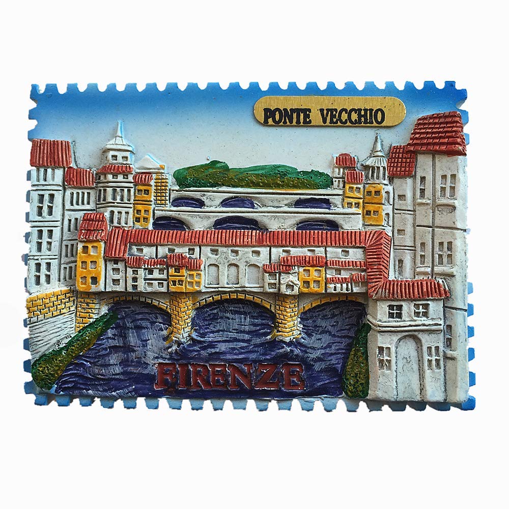 Vecchio Bridge Florence Italy Fridge Magnet Souvenir Gift Home & Kitchen Decoration Magnetic Sticker Firenze Refrigerator Magnet Collection