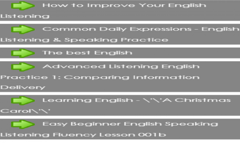 Listen English Tips - App on Amazon Appstore