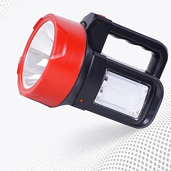 Gesto 100W High Focus 2 in 1 Led Emergency Light Cum Search Light Torch | Rechargeable Lantern | 5000 mAh Battery Lasts Upto 8 Days | Long Range Lamps | Trekking Outdoor Farms (Electric and Solar Charge)