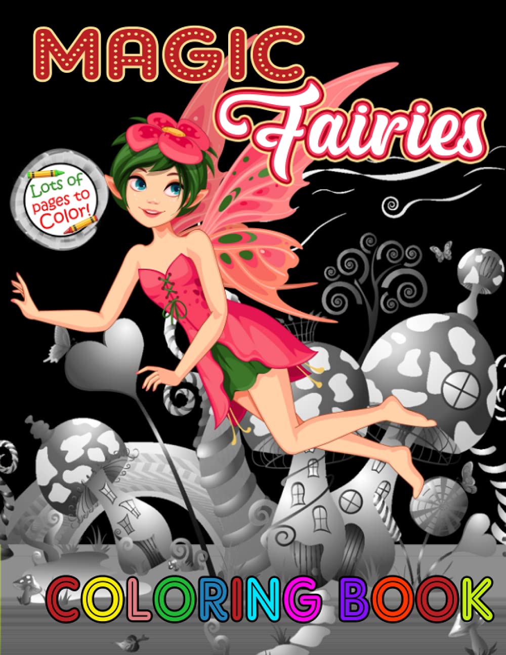 Buy Magic Fairies Coloring Book Mythical Coloring Book With Fantasy