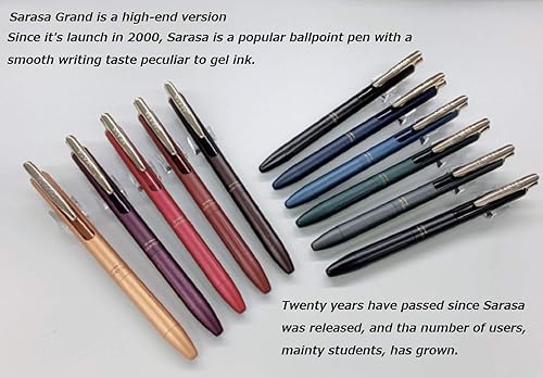 Miniatura 3 de Sarasa Zebra Gel Bolígrafo Grand 0.020 in 11 Color retráctil Pen Recarga Set RJF5 Con Lápiz Original Bolígrafo Táctil