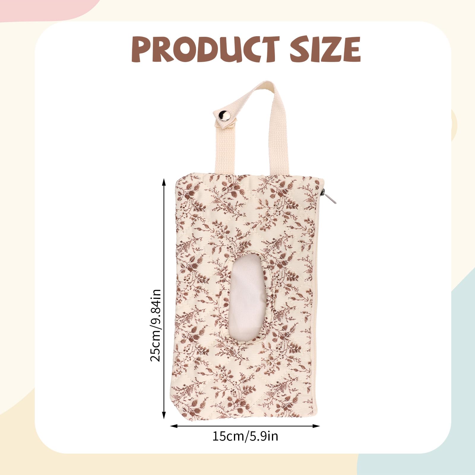 Quilted Wipes Pouch - Image 2