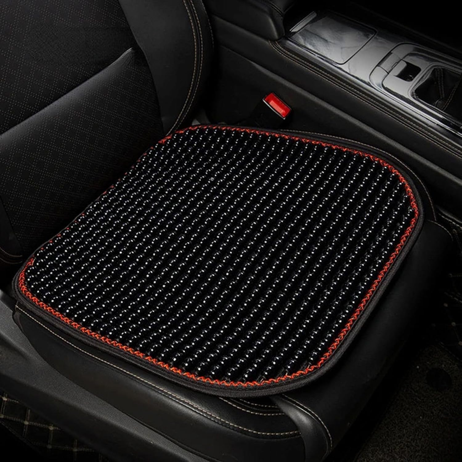 Car seat Cushion Summer Cool Cushion Single Piece of Wood Beads Summer Breathable Cushion Ventilation Cold