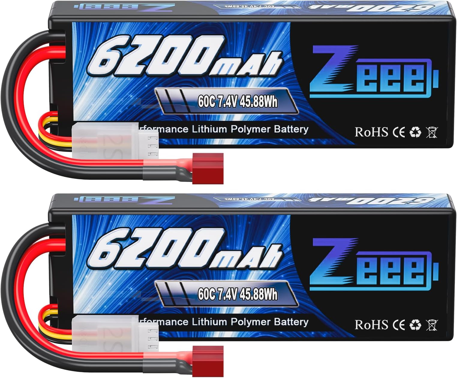 7.4V 60C 6200mAh