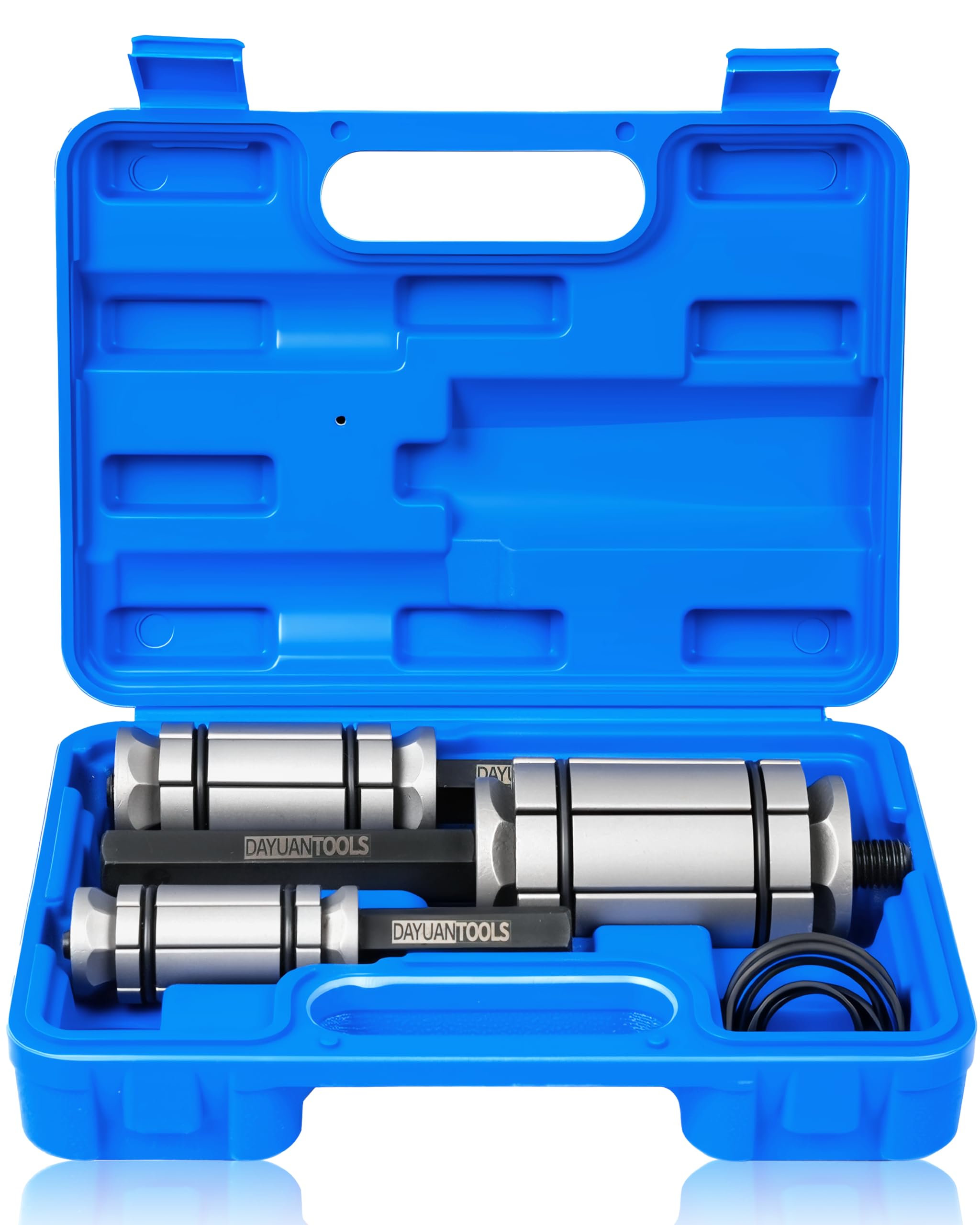 DAYUAN 3 TLG 1-1/8" bis 3-1/2" Universal Auspuffrohr-Expander | Auspuff Rohrweiter Set Rohraufweiter für Auspuffrohr Ø 29 bis 89 mm, Aufweiter für Auspuffrohre,hochwertigem Kohlenstoffstahl