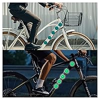 Vista 8 de Adhesivos reflectantes reflectantes de 1 pulgada de diámetro, reflector, impermeable, cinta adhesiva de advertencia de alta visibilidad