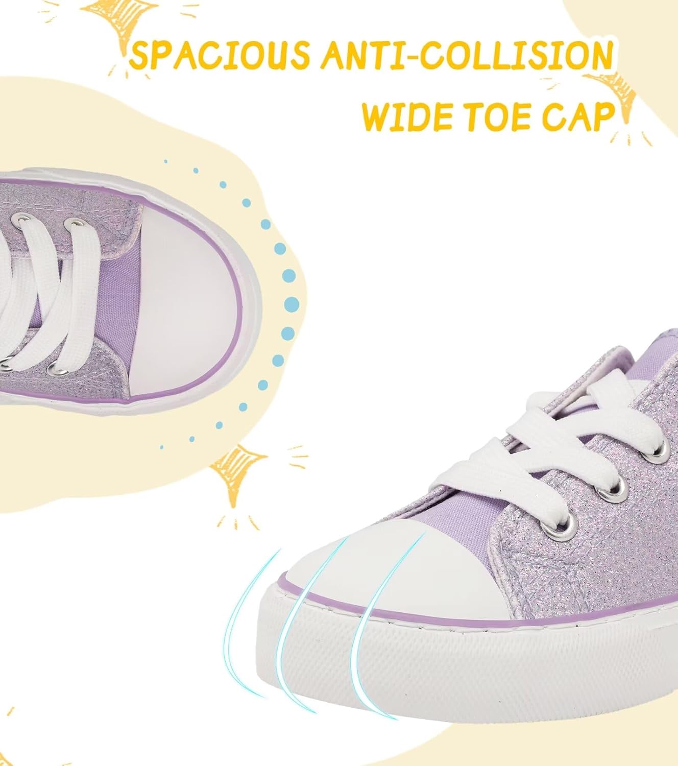 Toddler Little Kid Cushioned Canvas Shoes Slip On Sneakers Soft and Durable - Image 4