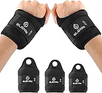 Vista 1 de Wrist Weights with Thumb Loops Lock for Women & Men, 0.5lb*2/1lb*2/1.5lb*2/2lb*2/3lb*2,Premium Ice Silk Fabric,Comfortable & Tear Resistant for