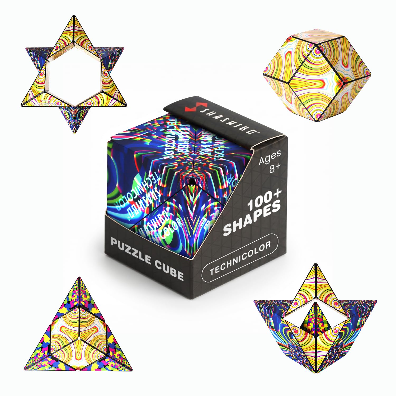 Shashibo DODECA Magnetic Puzzle Cube, Stress Relief Fidget Toy