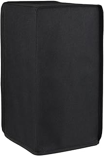 PlayVital Xbox Series Xコンソール対応用ナイロンダストカバー（縦式）、ソフトな綺麗な裏地付き防塵ガード、Xbox Series Xコンソール対応用傷防止防水カバースリーブ【ブラック】