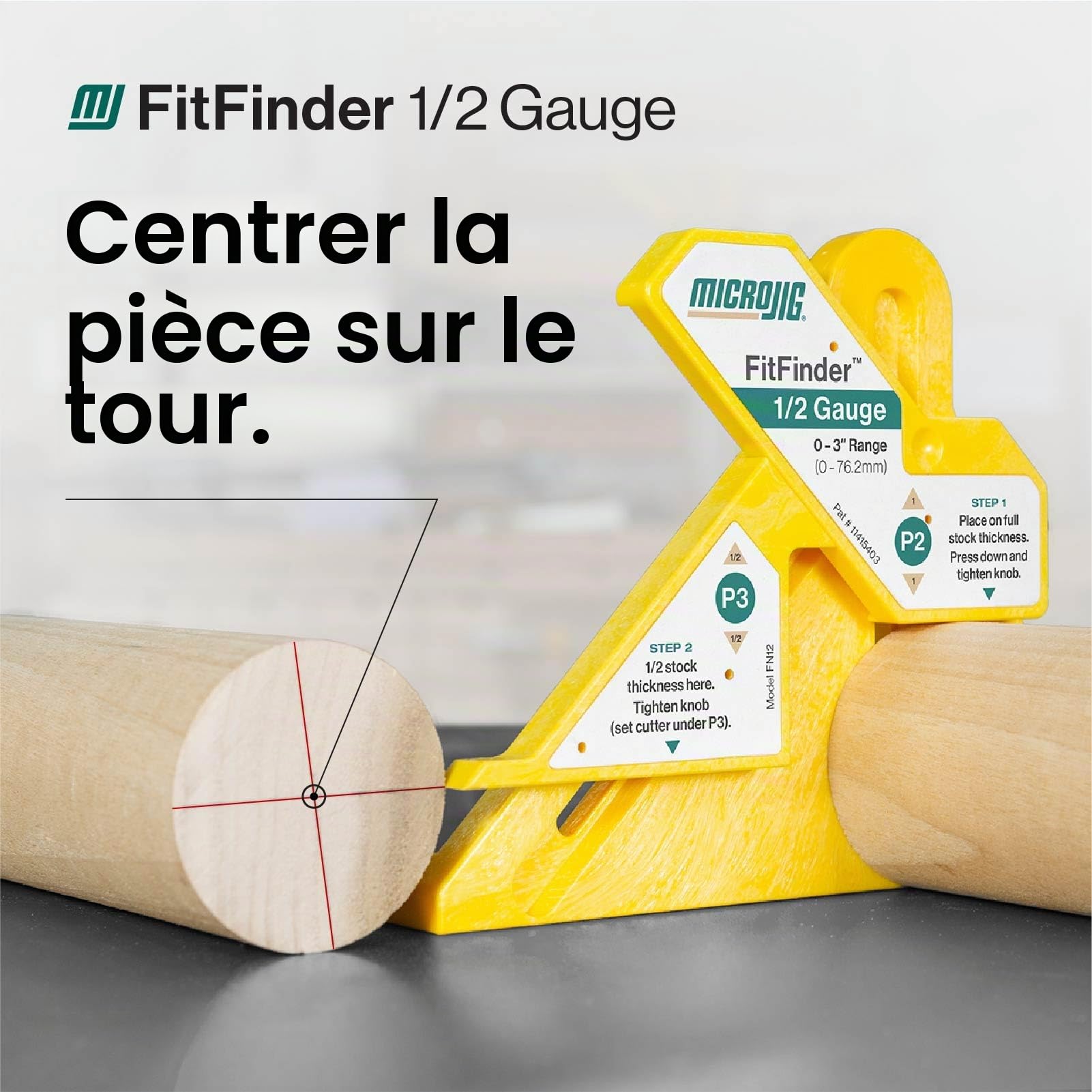 MicroJig Fitfinder Calibre 12,7 mm