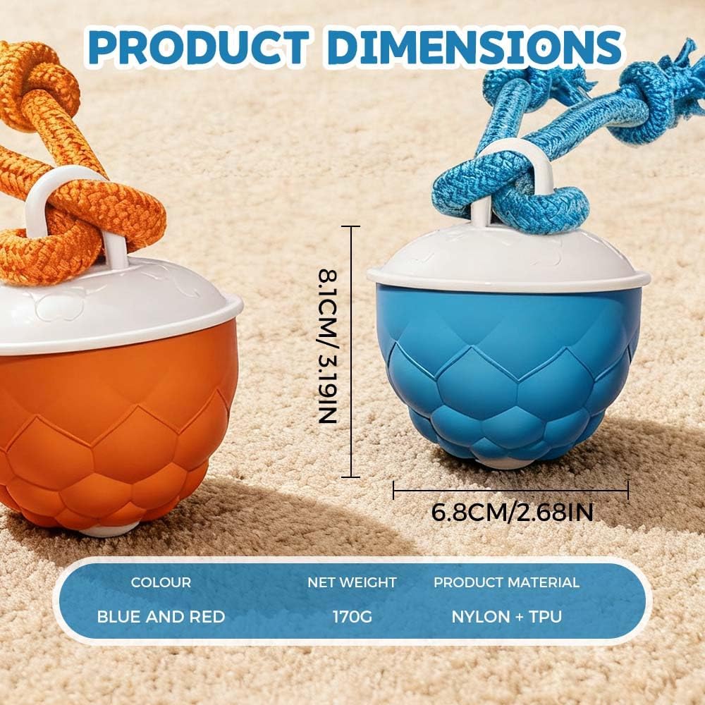 Interactive Dog Toys - 2026 Upgraded Motion Activated Automatic Rolling Ball Toys for Small/Medium/Large Dogs Balls for Boredom to Keep Them Busy with USB Rechargeable (Blue) - Image 2