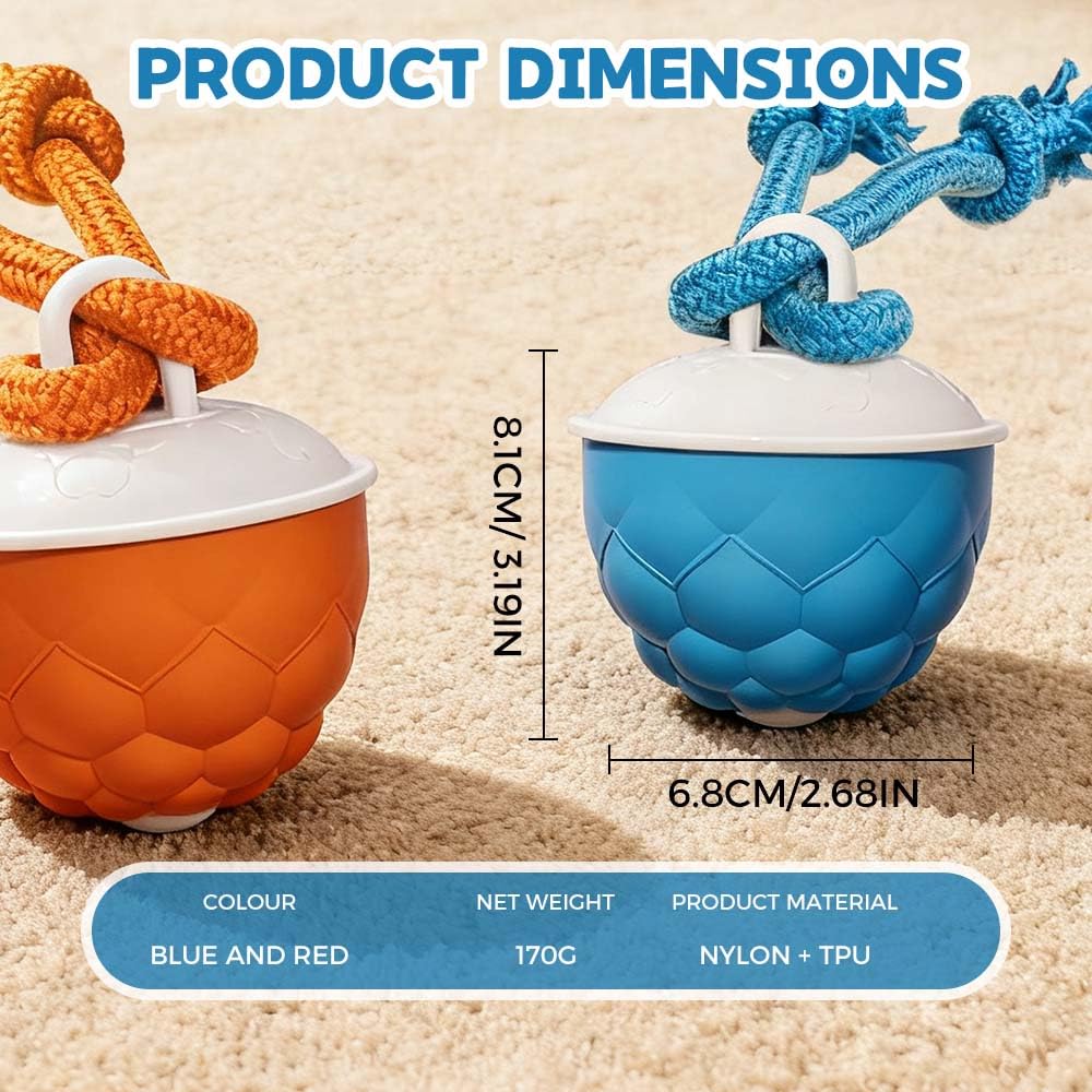 Juguetes interactivos para perros, bolas activadas por movimiento para perros medianos/grandes, juguete inteligente con ruedas automáticas para aburrimiento, pelota interactiva para
