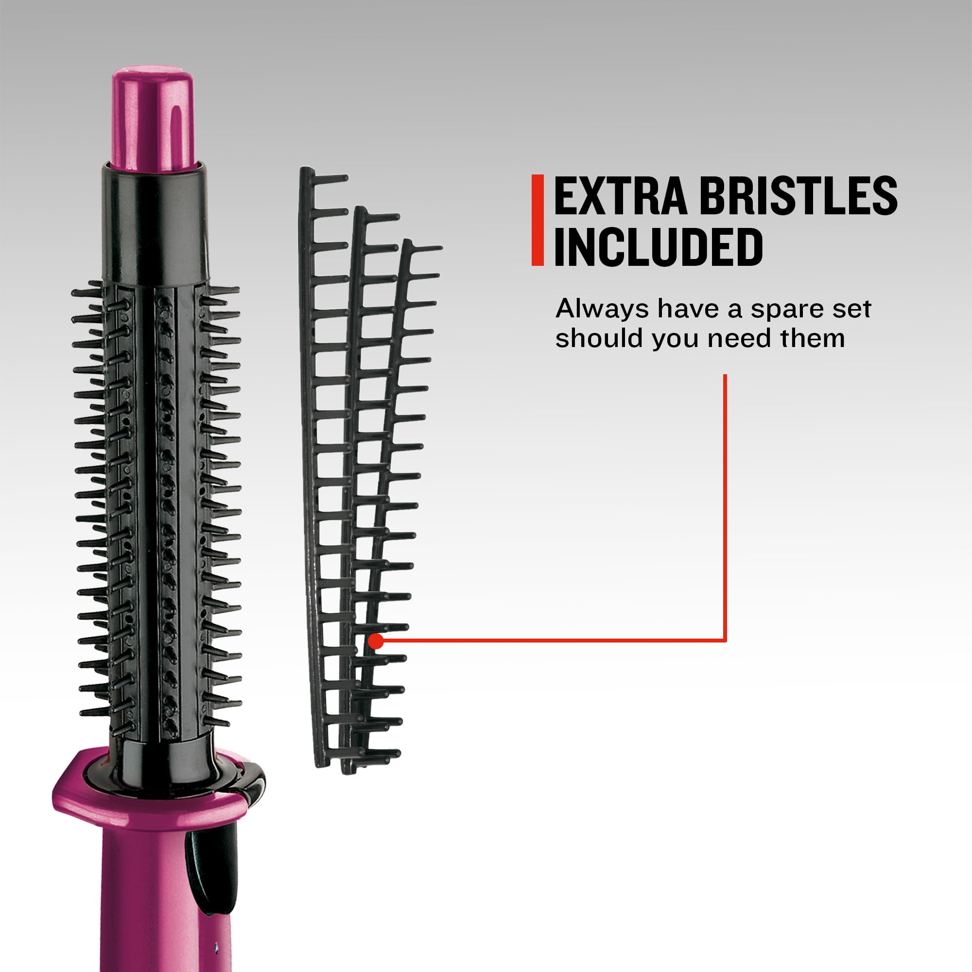 Remington Cepillo de Aire Flexibrush Steam, Moldeador de Pelo, Función de Vapor, Cepillo Secador, Moldea y da Volumen, Cerámica, Calentamiento Rápido - CB4N