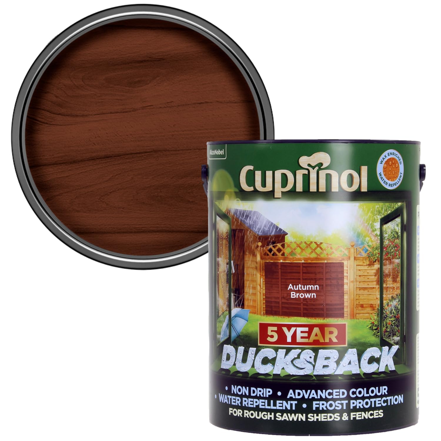 Cuprinol Ducksback 5L Autumn Brown (838969)