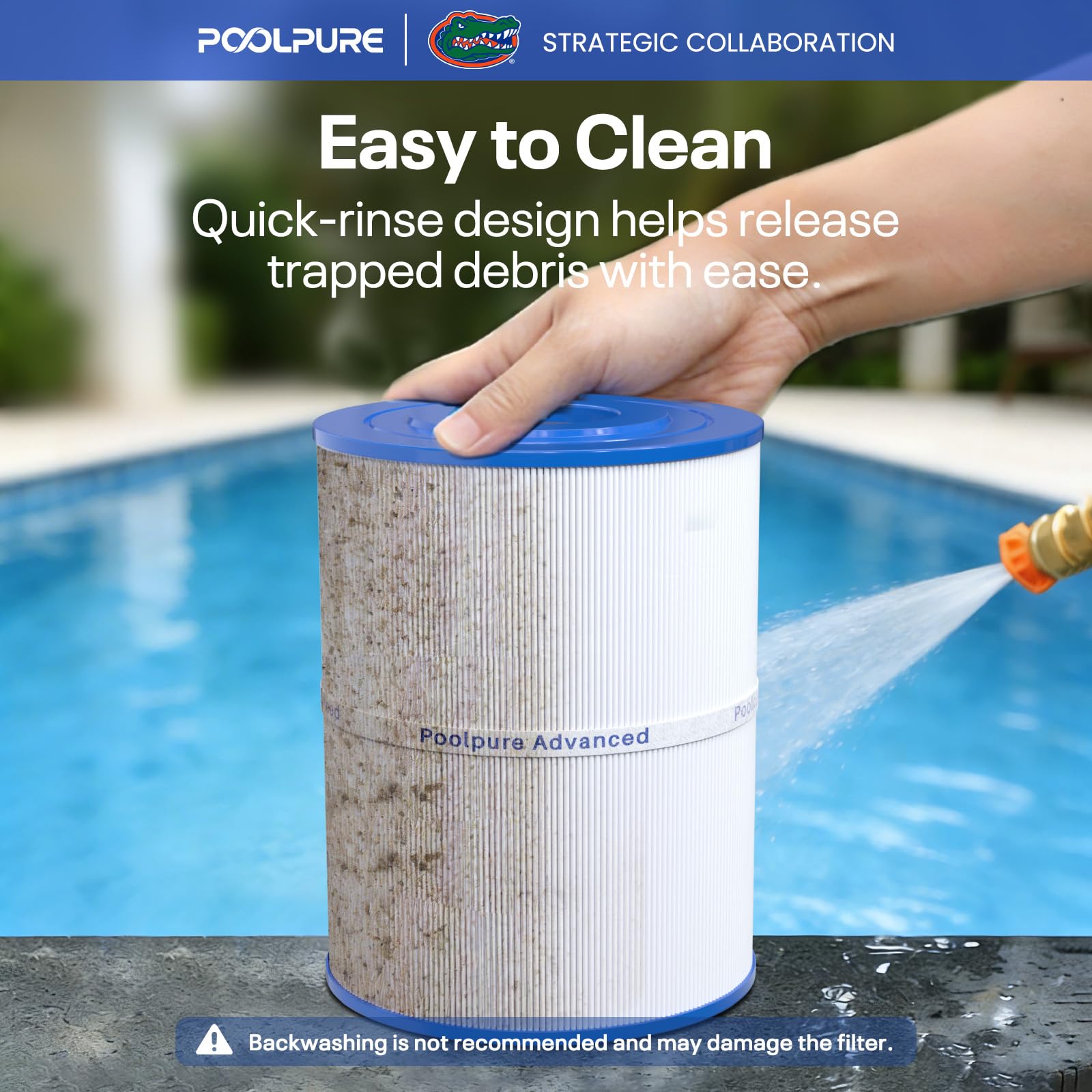 POOLPURE Lot de 2 filtres Spa C-8465 de Remplacement pour Watkins 31114, Pleatco PWK65, Filbur FC-3960, 71827, 71828, Watkins Tiger River