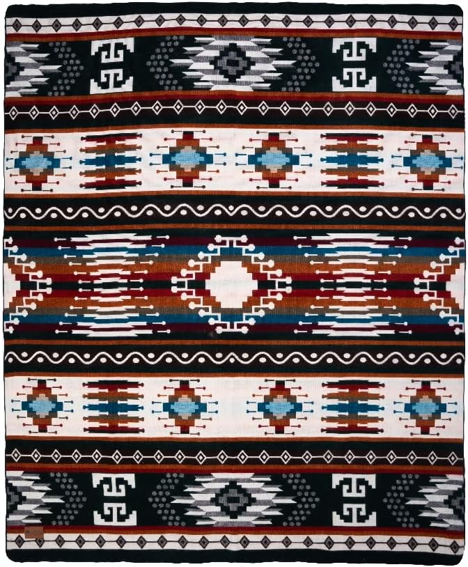 QISU Wool Blanket Throw | Large, Beautiful, Warm, Variegated, Handmade in Ecuador by Local Artisans | 94″ x 78″ | Ultra-Soft, Hypoallergenic, Breathable | Non-Itchy or Scratchy Fabric (Collard Trogon) - Image 2