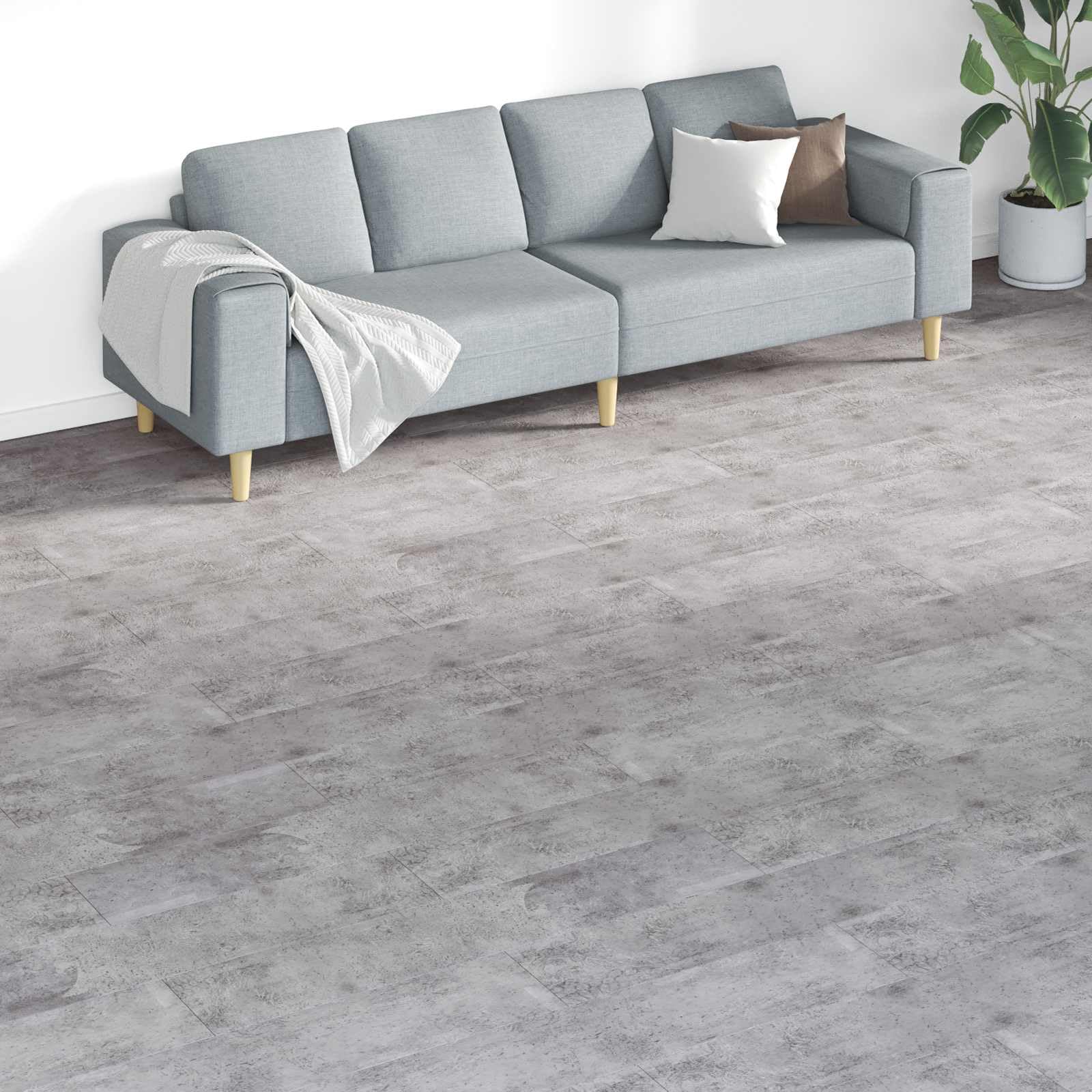 Planchas de suelo autoadhesivas de PVC, 18 unidades, 5,26 m²