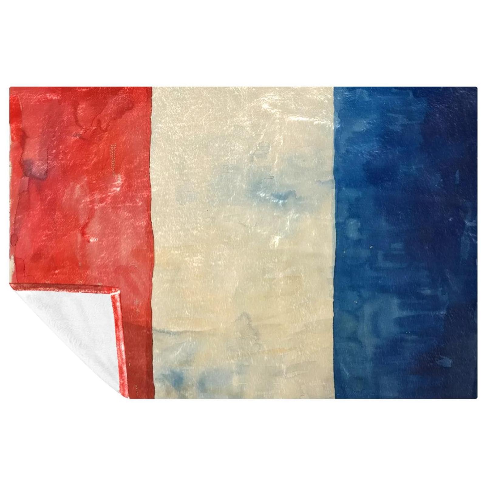 Couverture douce anti-froid à rayures plaid idéal canapé lit et camping 150x100