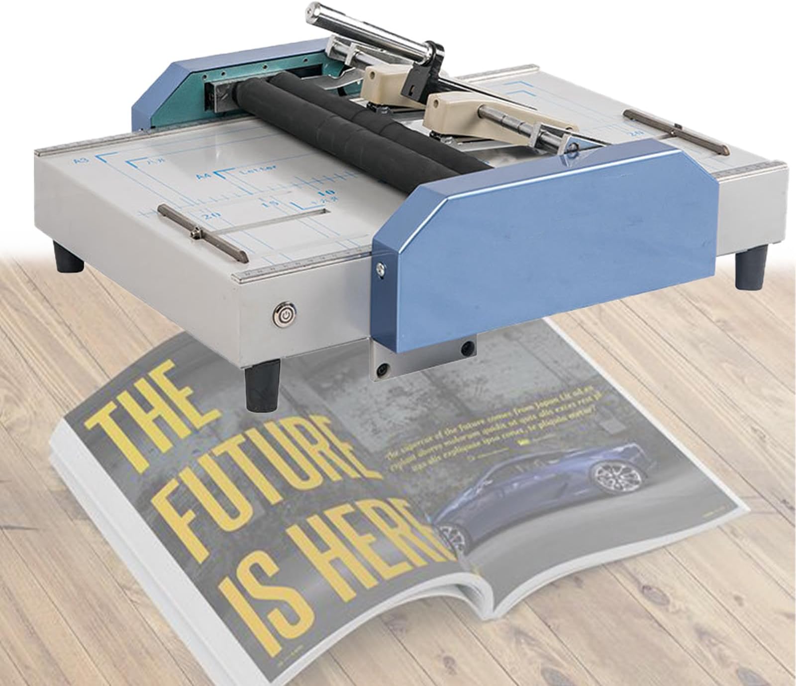 Electric Paper Folding Machine with Automatic Creasing and Stapling for Home, School, and Office Document Binding