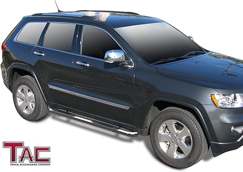 Miniatura 2 de TAC - Escalones laterales para Jeep Grand Cherokee 2011-2021 incluye 22 WK y excluye Limited XHigh AltitudeSummitSRT8TrackhawkTrailhawkL Model