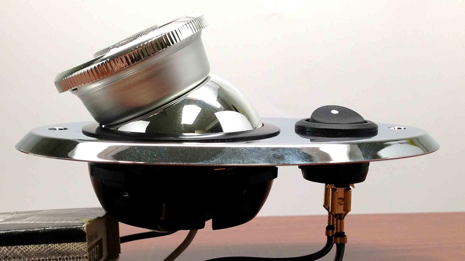 MARINE BOAT LED COURTESY WARM WHITE EYE BALL READING LIGHT ROTATING 360° ODM