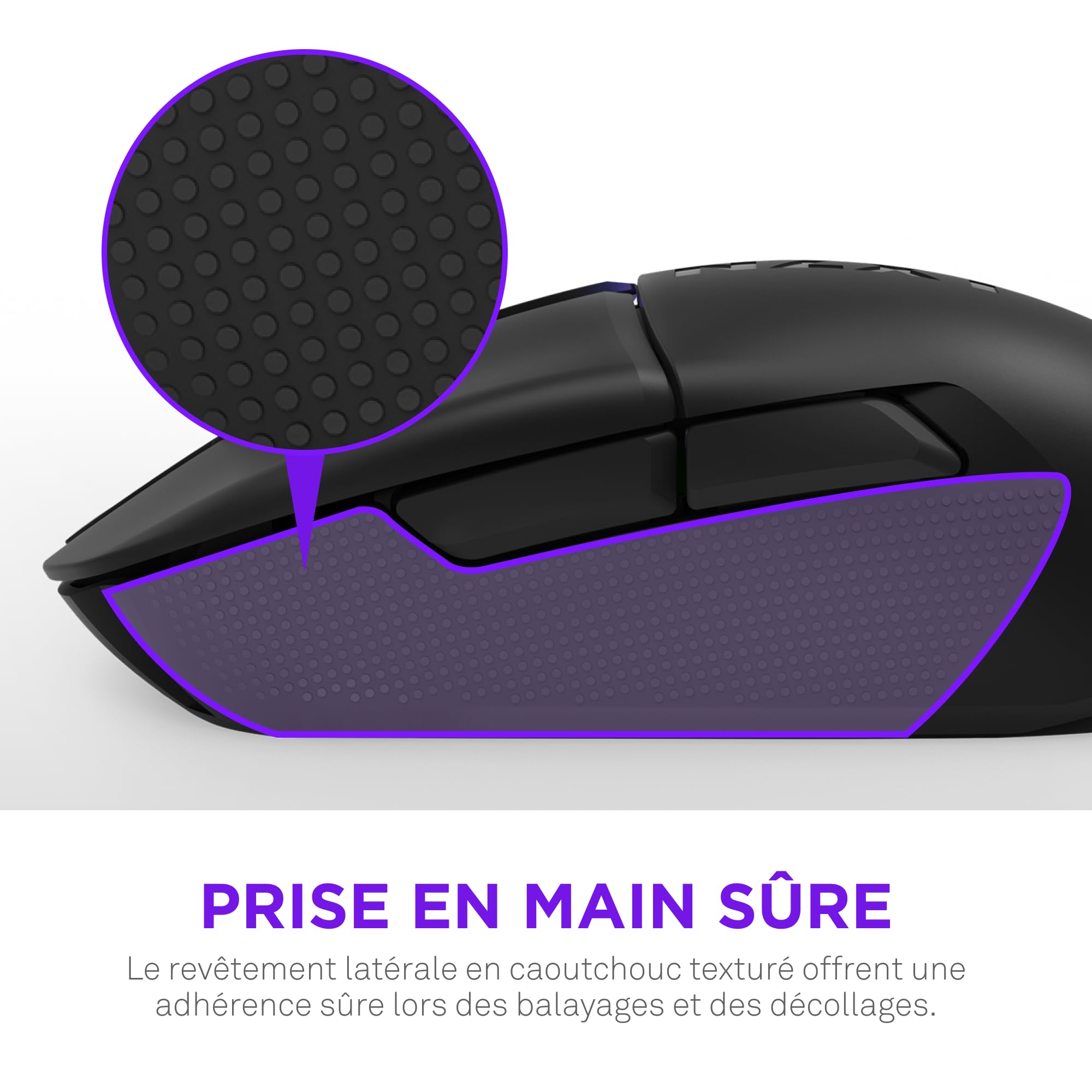 NZXT Lift Elite Souris de Jeu sans Fil – Ultralégère 57 g – Taux d'interrogation de 4K/8K, commutateurs optiques, capteur Optique de 26K DPI – Longue durée de Vie de la Batterie – Noir