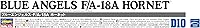 Vista 5 de Hasegawa 1/72 Blu Angel F/A-18A Hornet