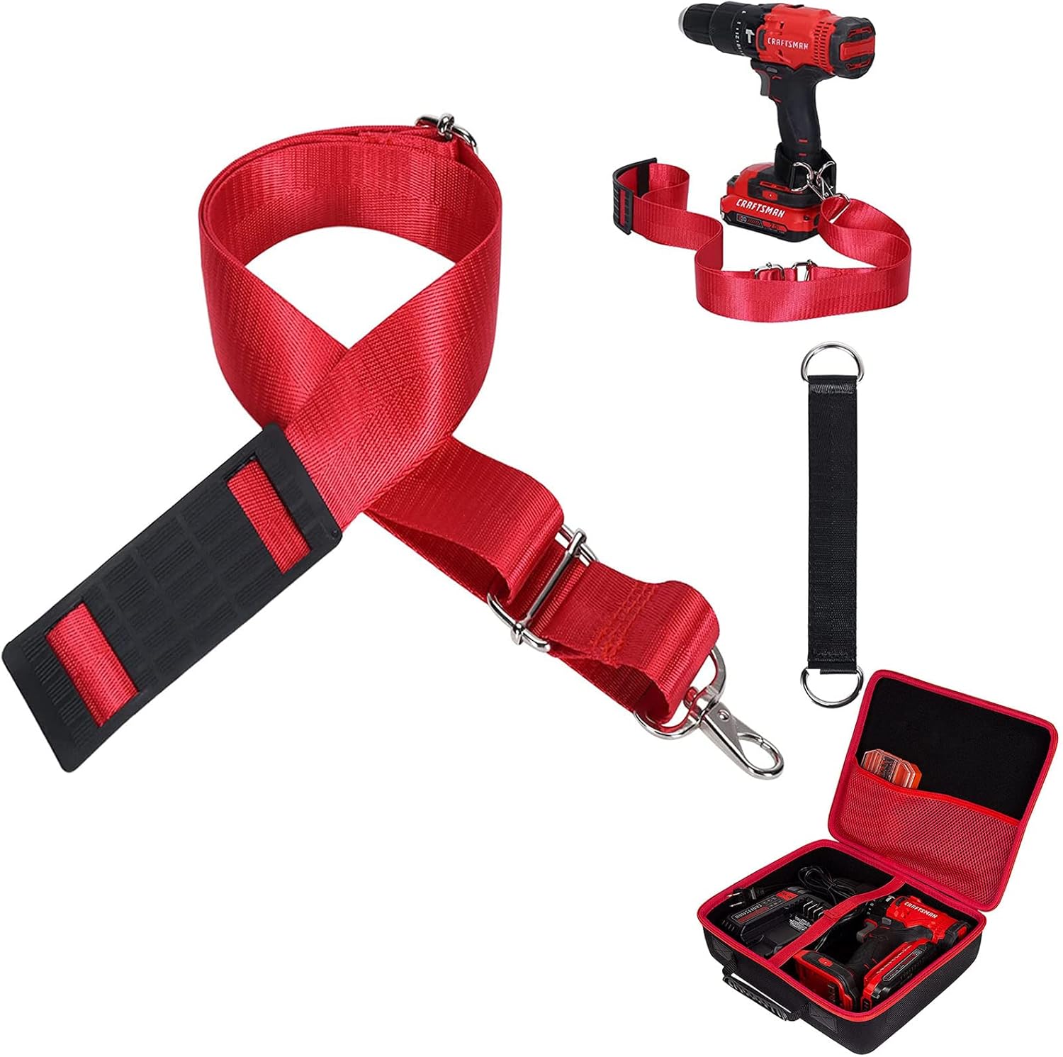 Khanka Adjustable Drill Shoulder Strap Holder and Case for