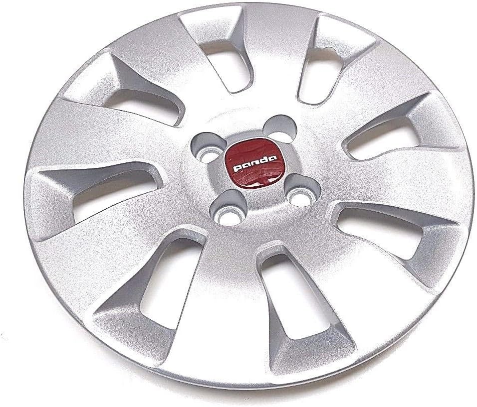 Fiat Panda 14" Wheel Trim Red Badge Centre Single x1 New & Genuine 735553848