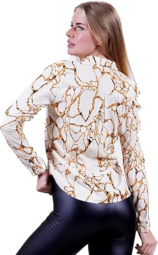 Miniatura 5 de Camisas con botones para mujer, blusas elegantes y casuales para mujer, moda 2023, manga larga, (tallas XS-3XL)