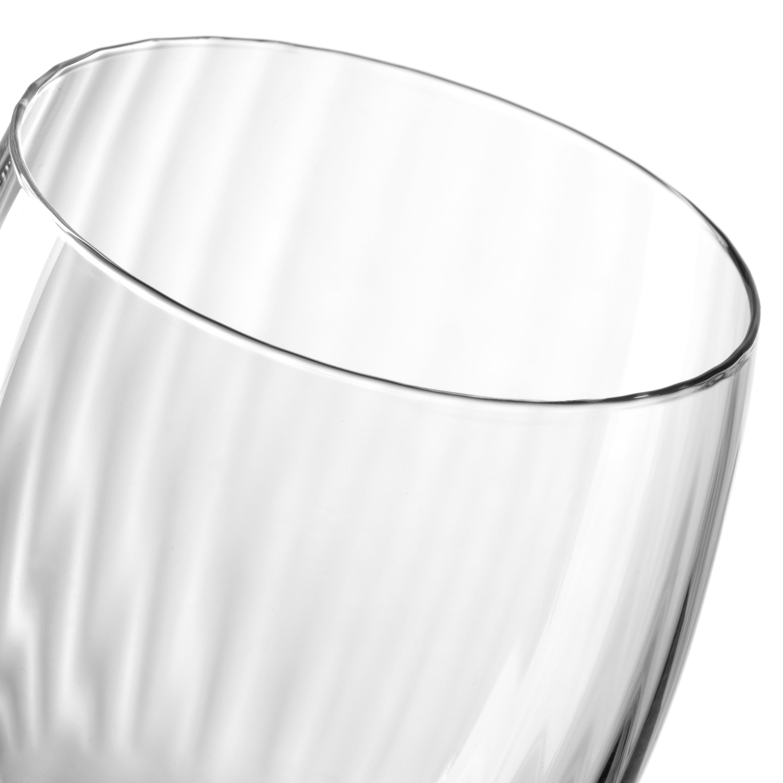 Leonardo Poesia 069170 Lot de 6 verres à eau, lavables au lave-vaisselle, en verre, à jus, 380 ml, transparents