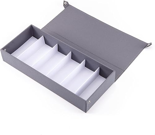 Miniatura 2 de TRIUMPH VISION Organizador de lentes de sol, soporte para lentes de almacenamiento, estuche para lentes múltiples, caja para gafas con tapa