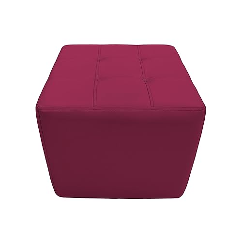 Miniatura 125 de Factory Direct Partners Banco otomano rectangular copetudo; muebles bellamente tapizados para el hogar moderno, oficina, biblioteca o área de