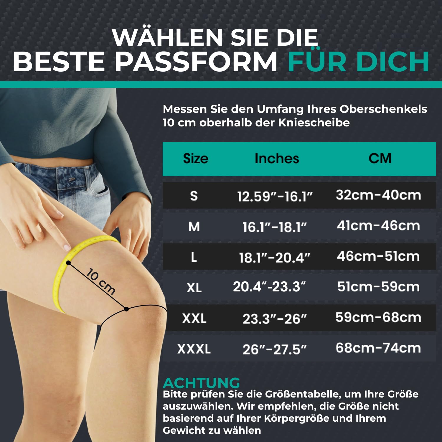 MODVEL Kniebandage Set für Damen und Herren – Stabiler Halt beim Sport, Training, Fitness, Wandern, Alltag – Bequeme, Hautfreundliche, Atmungsaktive Bandage aus Weichem Nylon-Latex-Gewebe