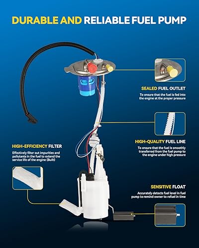 Miniatura 11 de PHILTOP Conjunto de bomba de combustible eléctrica FG0359 Reemplazo para Colorado 2004-2005, Canyon 2004-2005, MU1385, E3614M, 67557, P76184M