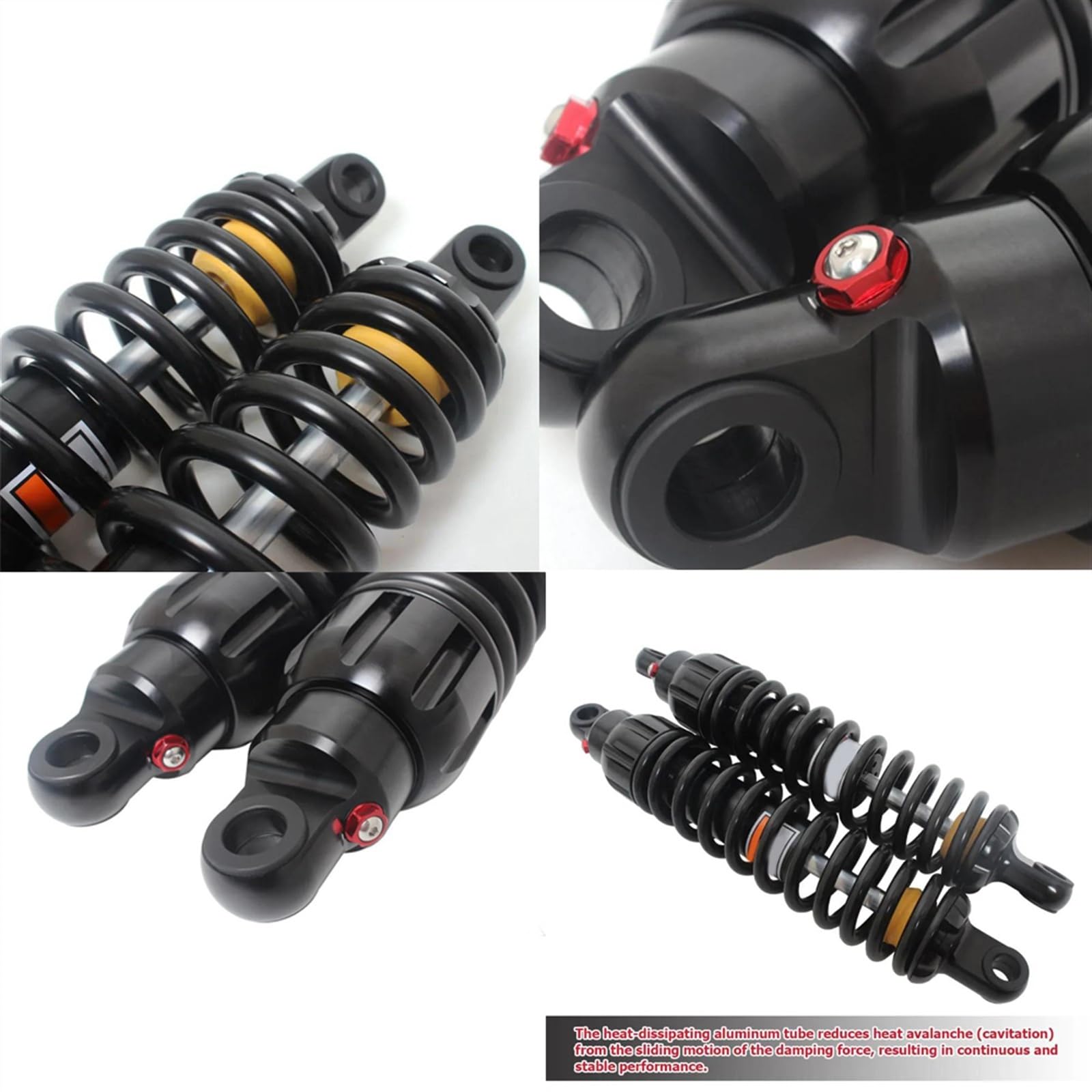 Motorrad-Stoßdämpfer-Aufhängungsteil, Zugstufendämpfung Für Harley Sportster Hugger XLH883HUG 1988–2003, Universal, 325–343 Mm