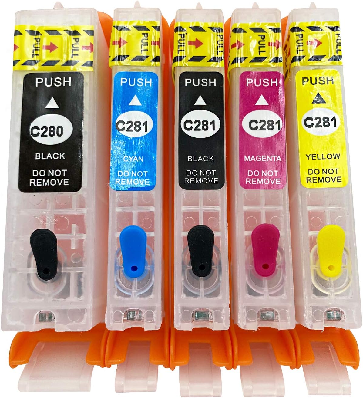 PGI-280XXL CLI-281XXL Empty Refillable Ink Cartridge Compatible with Pixma TR8620 TR8622 TR8600 TR7620 TS6100 TS6200 TS6220 TS6320 TS702 TR7500 TR7520 TR8500 TR8520 TS9520 TS9521C Printer
