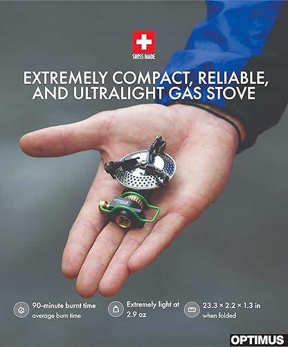 Miniatura 2 de Optimus Crux 8019260 Estufa de campamento o senderismo