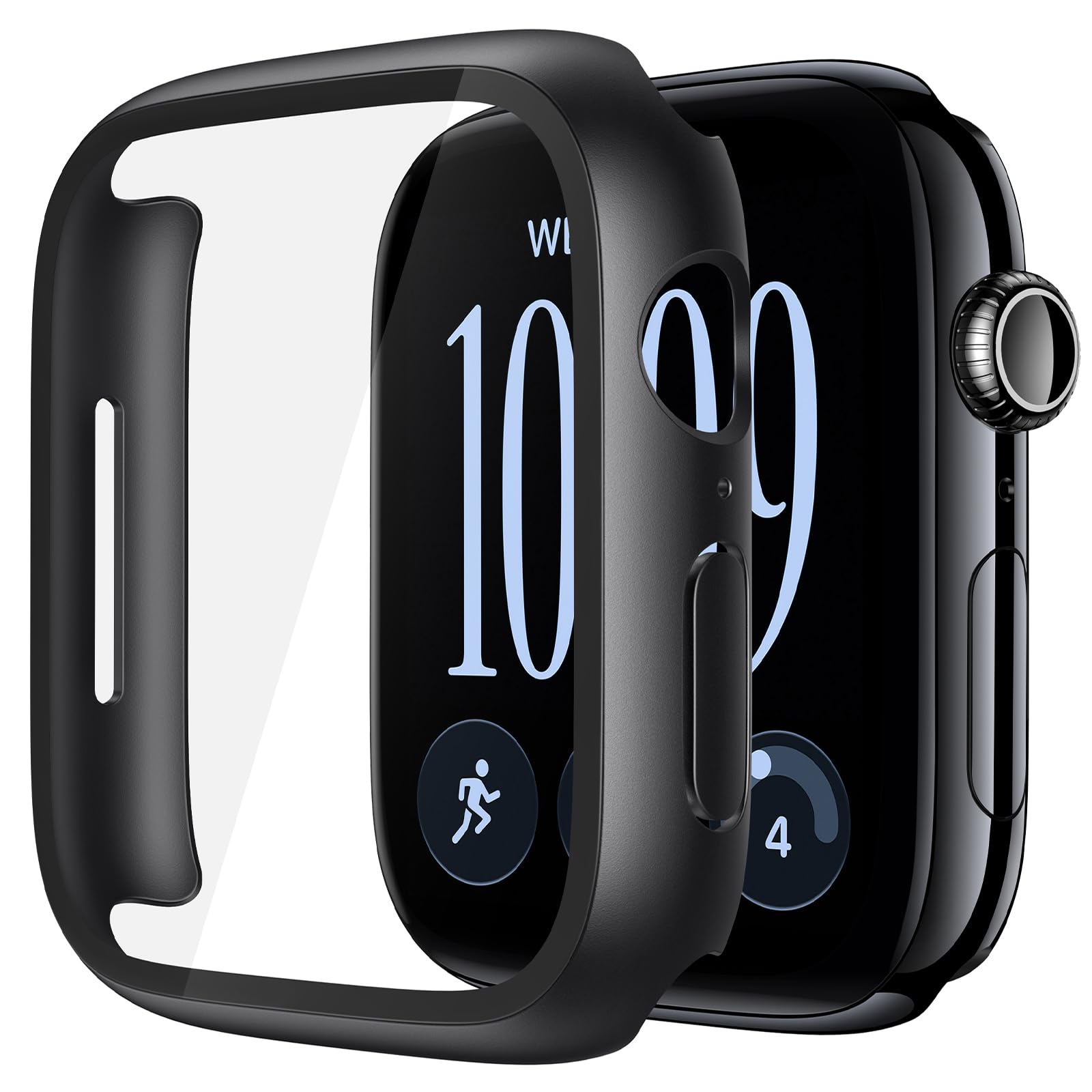 Misxi Case with Screen Protector for 46mm Apple Watch Series 12