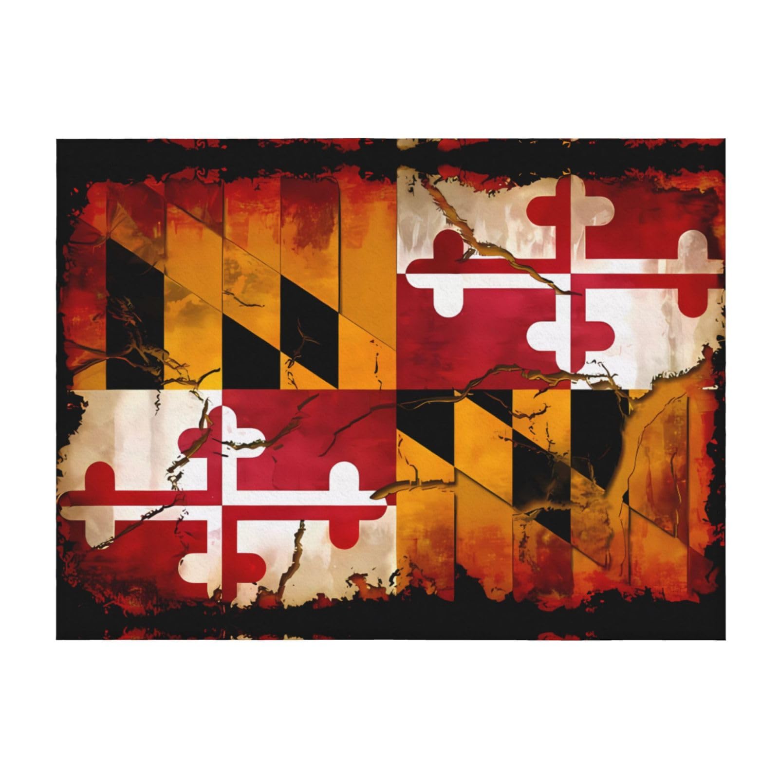 Couverture polaire douce Maryland pour canapé et voyage confort