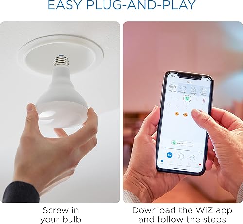 Miniatura 3 de Bombilla LED inteligente blanca de 65 W BR30 a todo color y ajustable