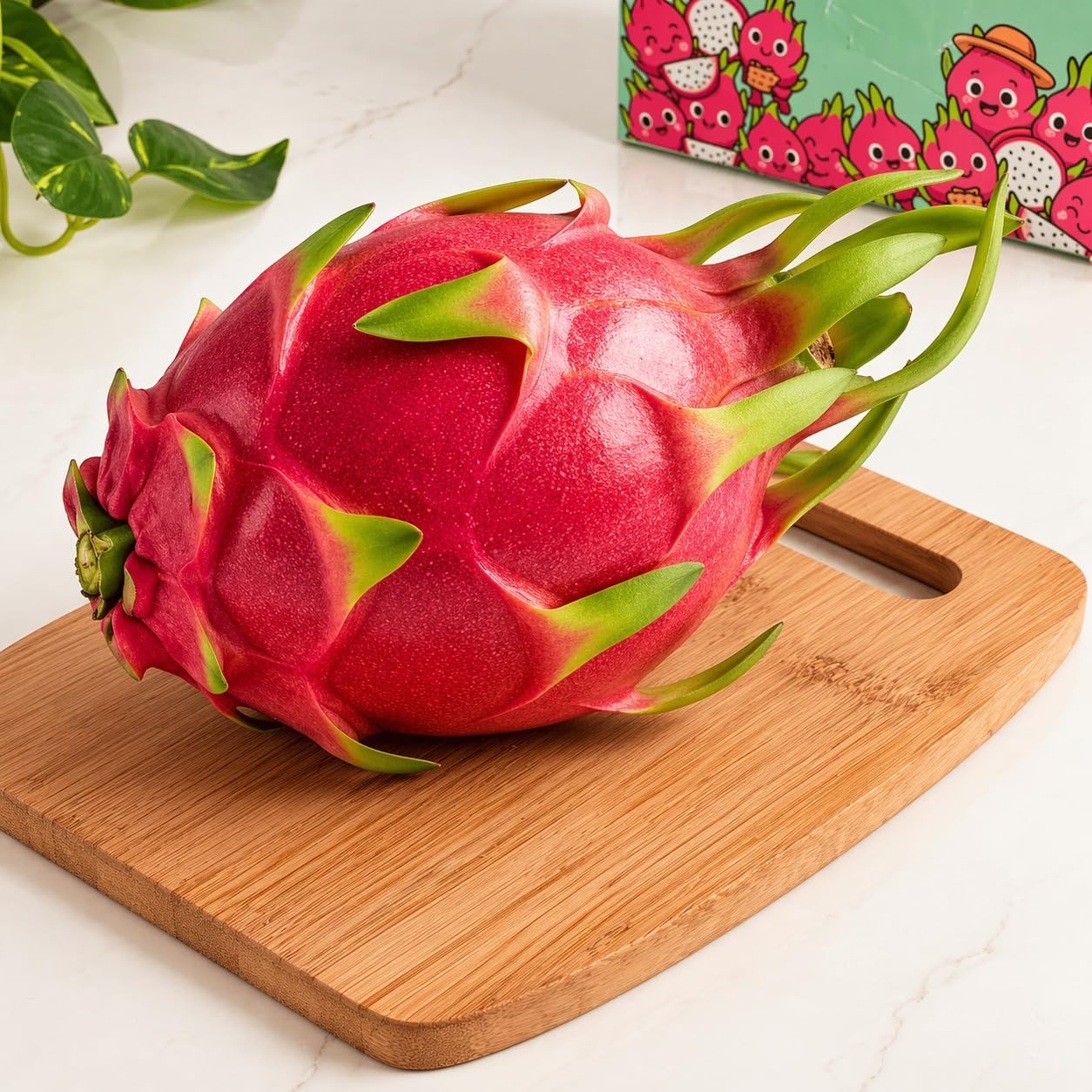 Babymoon Simulation Fake Dragon Fruit | Artificial Plastic Model | Kitchen Dineing Table Decoration | Photography Props Basket Display Filler-image-14