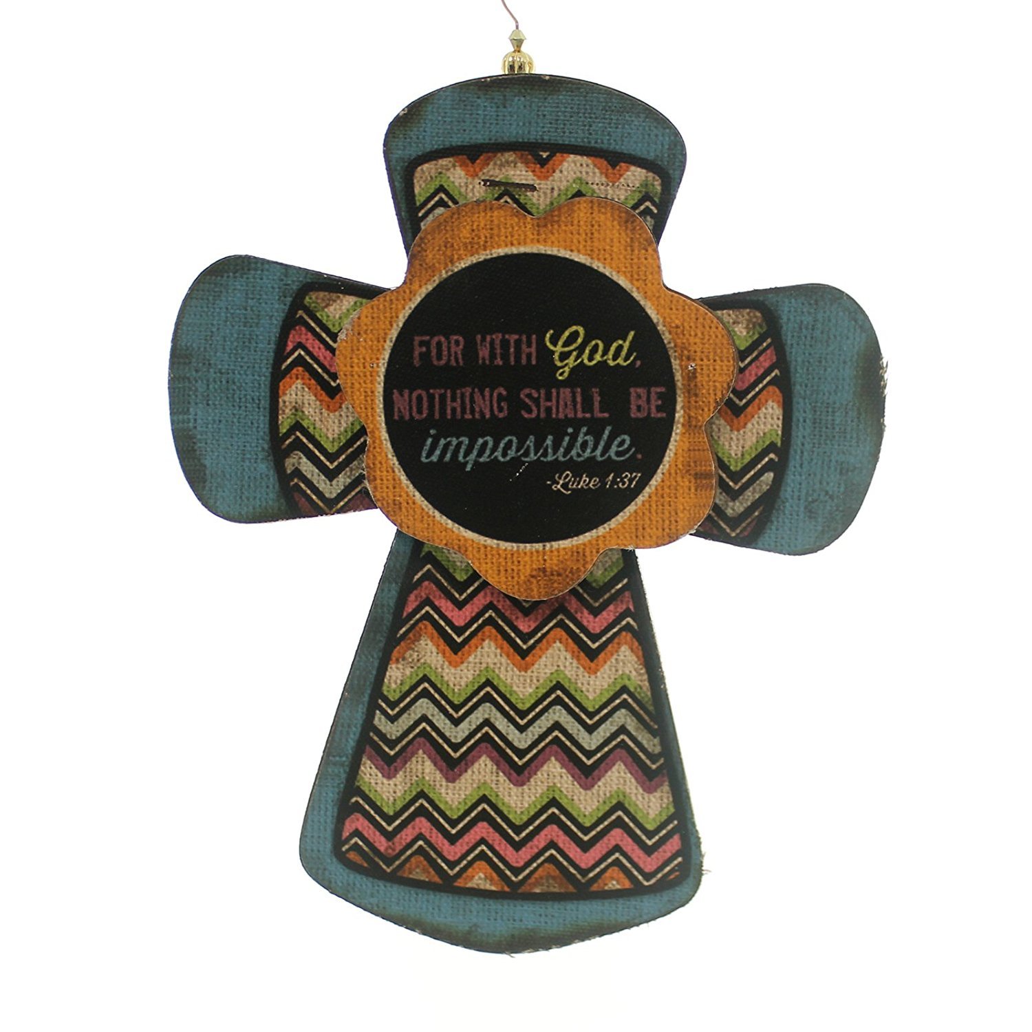 Cruz con Dios ENESCO Gregg Regalo detalle espiritual para bautizos y bodas