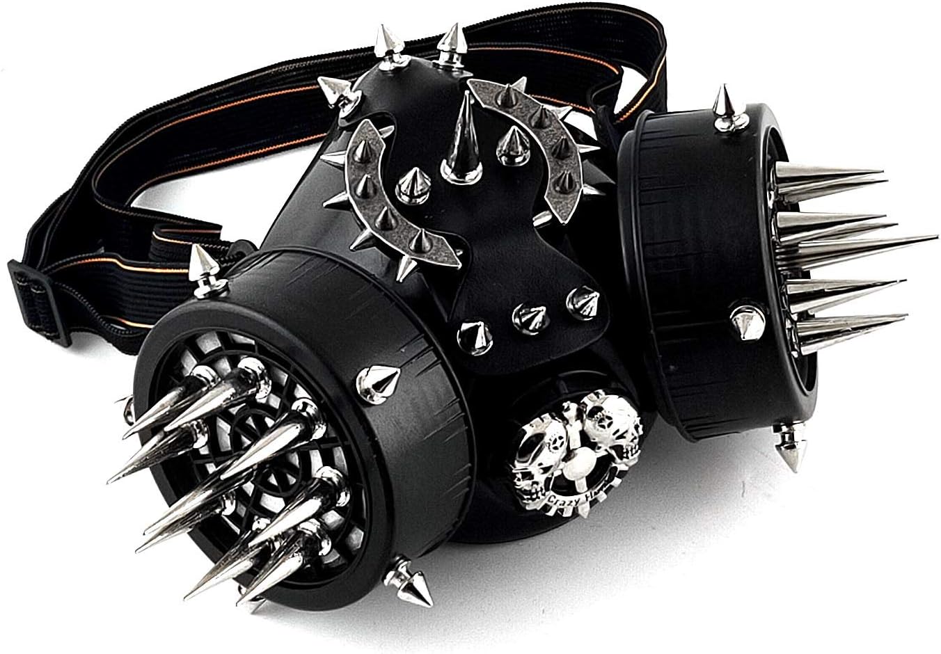 Spikes Steampunk Punk Gas Mask Cool Mens Biker Rock Motorcycel Masque cospaly Mask